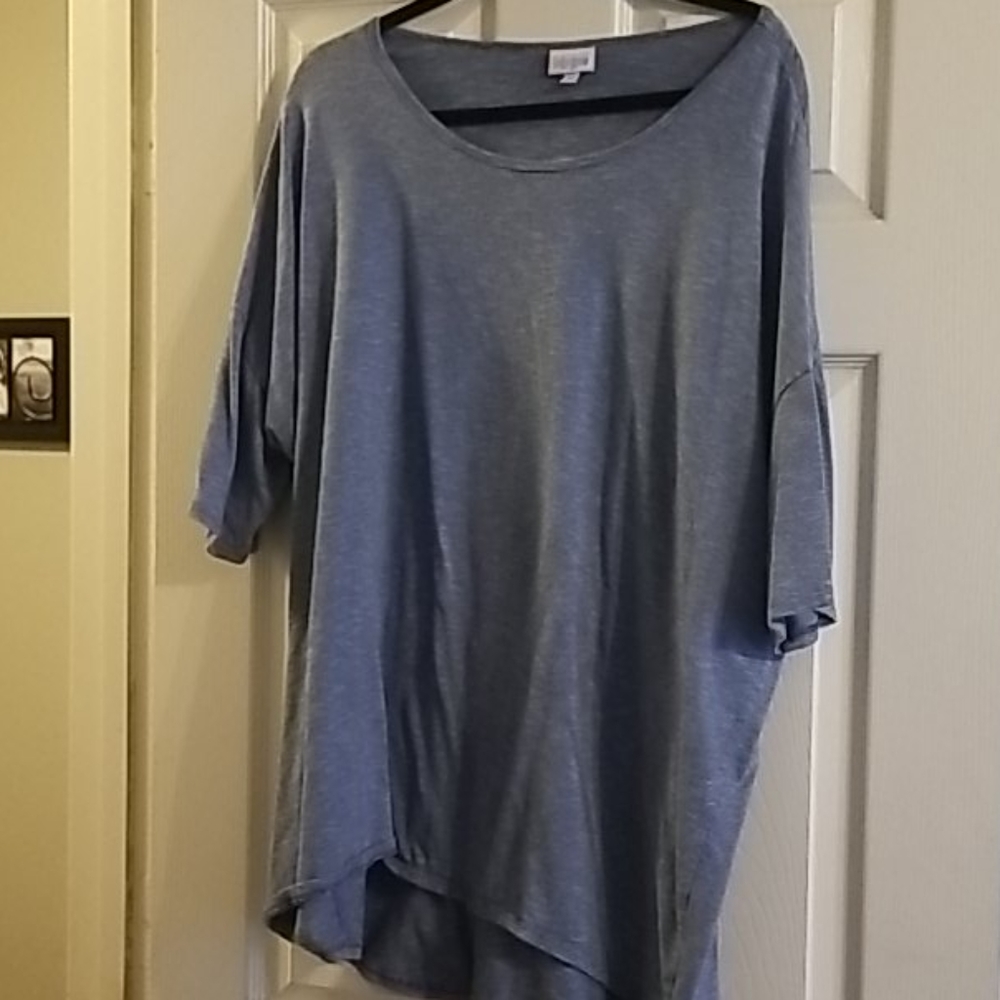 Cornflower blue and black striped-heathered? IRMA